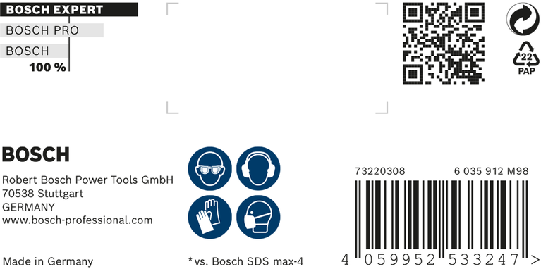 EXPERT SDS max-8X Hammer Drill Bit 28 x 800 x 920 mm EXPERT SDS max-8X Hammer Drill Bit 28 x 800 x 920 mm