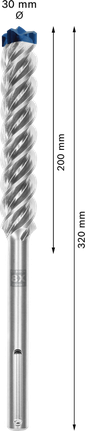 EXPERT SDS max-8X Hammer Drill Bit 30 x 200 x 320 mm EXPERT SDS max-8X Hammer Drill Bit 30 x 200 x 320 mm