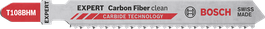 EXPERT Carbon Fibre clean T108BHM Jigsaw Blade