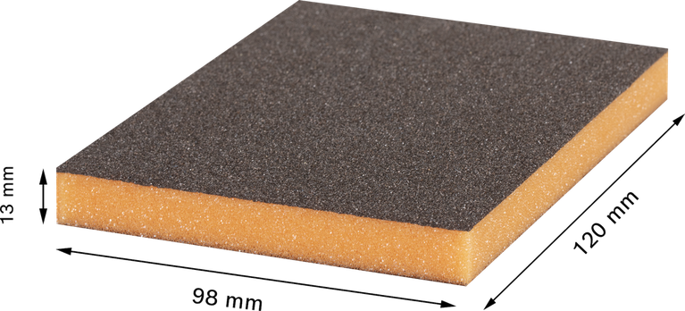 Bosch EXPERT S473 medium sanding pad, 98x120x13 mm.