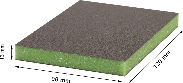 Bosch EXPERT S473 super fine sanding pad 98x120x13 mm.