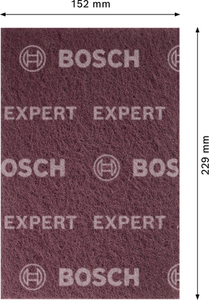 Bosch EXPERT N880 very fine fleece hand sanding pad.