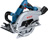 Bosch GKS 18V-70 L cordless circular saw for wood cutting.
