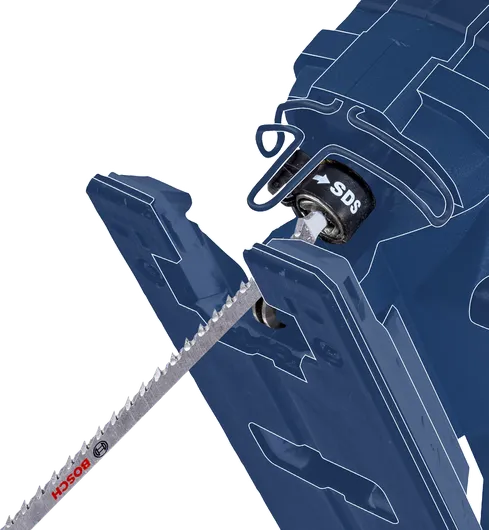 thumbnail image 2 of Hilka 5-Piece Bi-Metal Jigsaw Blades 100mm For Wood, Plastic & Metal – Fit Bosch Bayonet 2 of 4