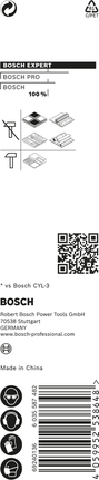 Bosch EXPERT HEX-9 MultiConstruction drill bit 5 x 50 x 100 mm.