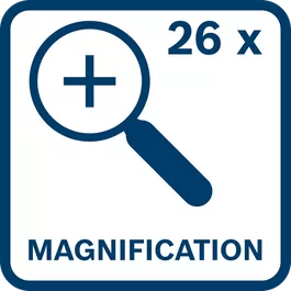 Magnification 26x