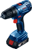 Bosch GSR 180-LI cordless drill with 18V battery.