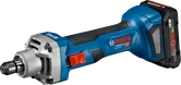 Bosch GGS 18V-20 cordless straight grinder, 24,000 rpm.