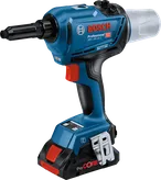 Bosch cordless 18V rivet gun.