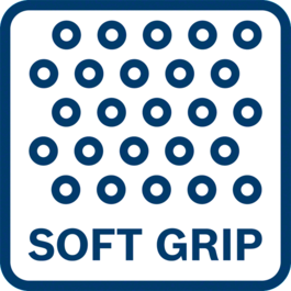 Comfortable handling of the tool thanks to softgrip