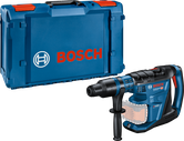 Bosch GBH 18V-40 C rotary hammer with carrying case.