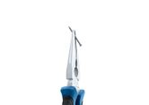 Bosch long nose pliers gripping a nail.