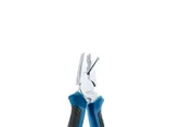 Bosch combination pliers holding a nail.