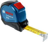 Bosch 8m professional tape measure for precise measuring.