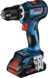 Bosch GSB 18V-90 C cordless drill with ProCORE battery.