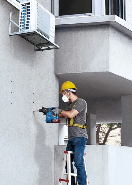 Bosch GBH 187-LI ONECHUCK cordless rotary hammer.