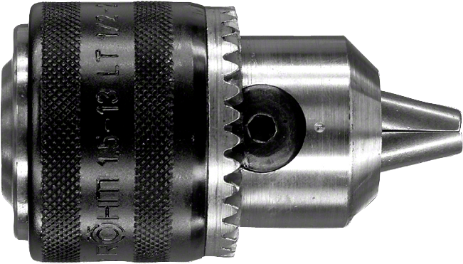 Bosch keyed drill chuck 1.5-13mm for secure bit holding.