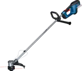 Bosch GRT 18V-33 cordless grass trimmer with ergonomic handle.