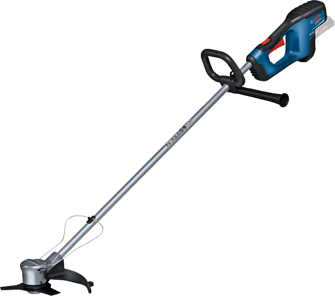 Bosch GFR 18V-23 cordless brushcutter with 8Ah ProCORE battery.