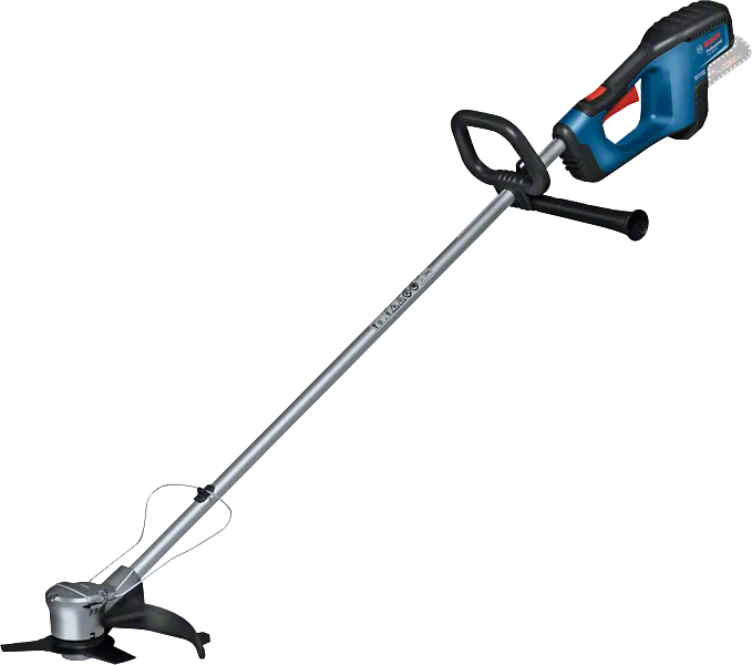 Bosch GFR 18V-23 cordless brushcutter with 8Ah ProCORE battery.