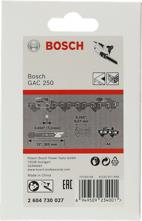 Saw Chain TC Tipped for GAC 250 Bosch saw chain 12″ GAC 250.