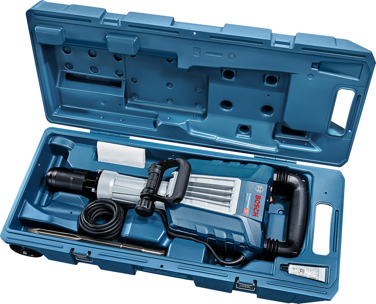 Bosch GSH 14 C demolition hammer in carrying case.