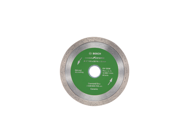 Bosch diamond cutting disc for ceramic, 105 mm.