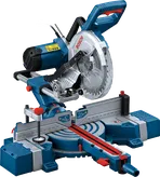 Bosch GCM 254 D sliding mitre saw for precise angle cuts.