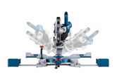 Bosch GCM 18V-254 D cordless mitre saw with bevel adjustment.