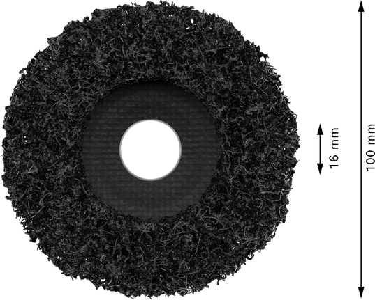 Bosch PRO N377 multi material cleaning disc, 100 mm.