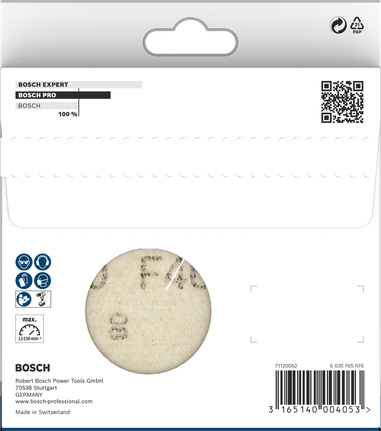 Bosch PRO F460 sanding sheet 125 mm G80 5 pack.