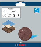 Bosch PRO F460 sanding sheet 125mm G80 pack of 5.