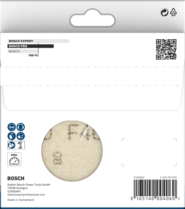 Bosch PRO F460 sanding sheet 125 mm grit 120 pack.