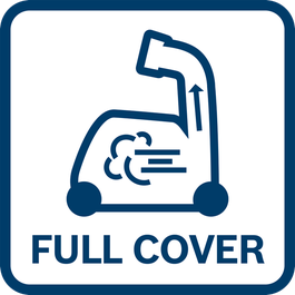 Full cover dust extraction guard