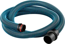 Bosch antistatic hose with bayonet lock and adapter.