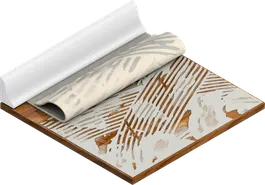 Glue residue