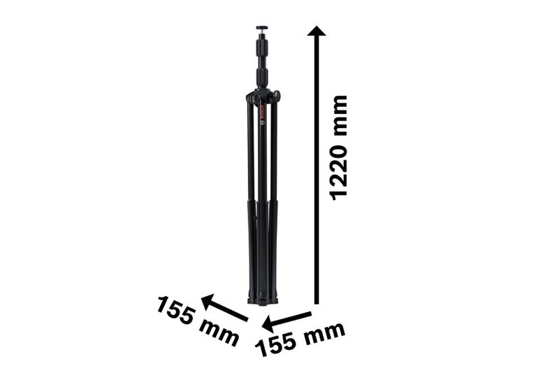 Bosch GLT 300 tripod, 1220 mm height folded.