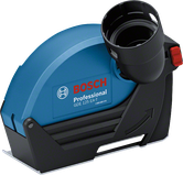 Bosch GDE 125 EA-T dust extraction guard for angle grinders.