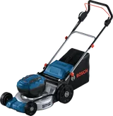 Bosch GRA 18V2-46 cordless lawn mower with brushless motor.