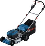Bosch GRA 18V2-46 cordless lawn mower with brushless motor.