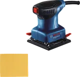 Bosch GSS 140 orbital sander with sanding sheet.