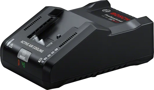 GAL 18V-160 Bosch GAL 18V-160 charger with active air cooling.