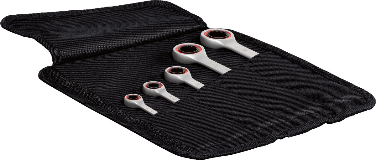 Ratchet Spanner Set 5 pcs Professional