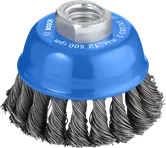 Bosch PRO Metal heavy cup brush 75 mm for angle grinders.