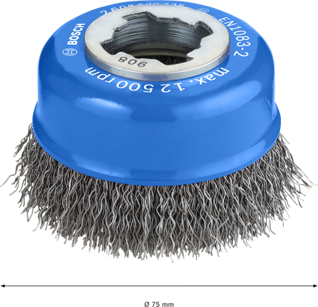 Bosch PRO Metal clean X-Lock Cup Brush 75 mm.