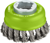 Bosch PRO Stainless Steel X-Lock Cup Brush 75 mm.