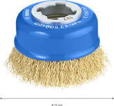 Bosch PRO Metal clean Cup Brush 75mm X-Lock for angle grinders.