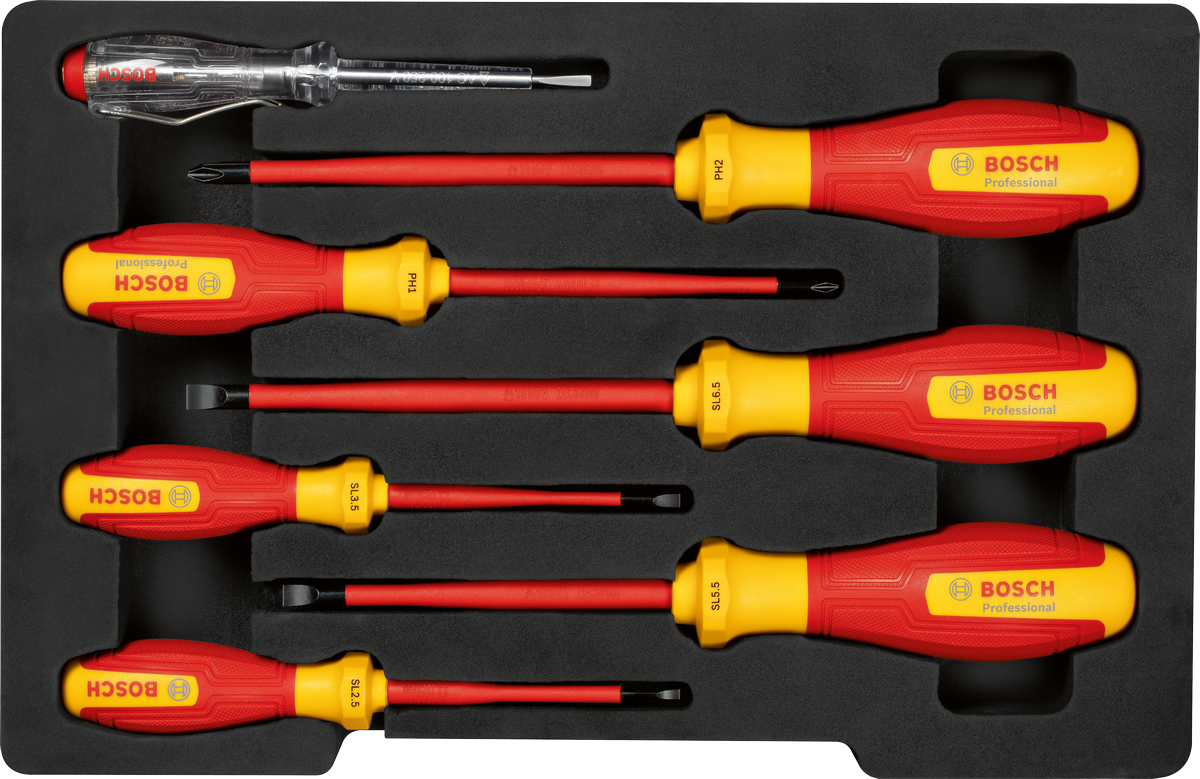 VDE Screwdriver Set SL/PH 7 pcs Professional
