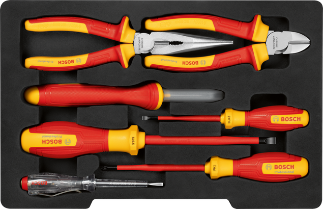 VDE Hand Tools Mixed Set 7 pcs Professional