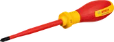 Bosch VDE PH2 insulated screwdriver with ergonomic handle.